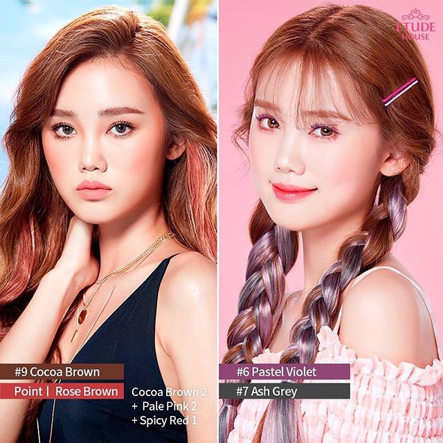 Thuốc Nhuộm Tóc Tạm Thời Etude House Two Tone Treatment Hair Color