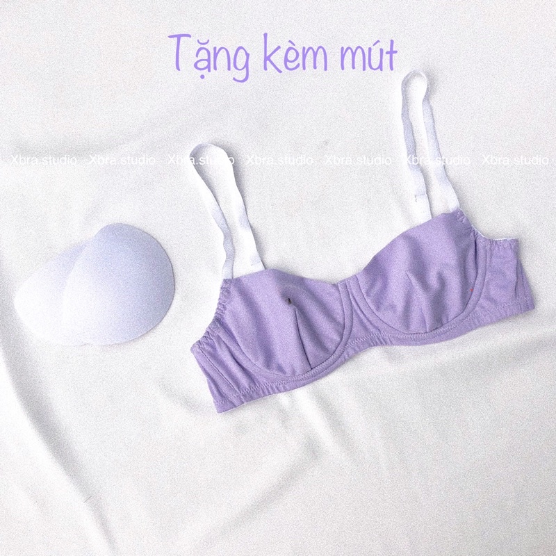 [Mã FAMARAL1 giảm 10K đơn 50K] Áo lót cotton CÓ GỌNG tone màu pastel (CÓ NHÉT MÚT) | BigBuy360 - bigbuy360.vn