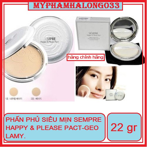 Phấn phủ Geo Sempre Happy & Please Pact