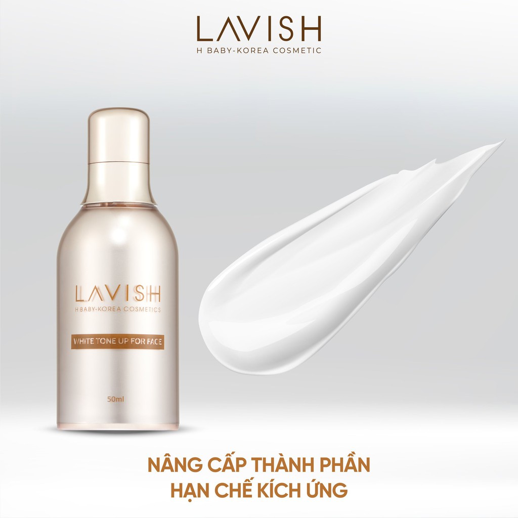 KEM DƯỠNG TRẮNG DA THAY THẾ MAKE UP FOR FACE LAVISH H BABY 50ml