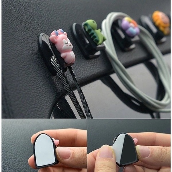 Móc treo đồ mini gắn sau ghế xe hơi tiện dụng