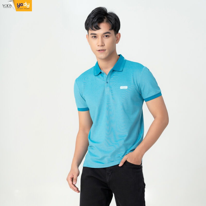Áo polo YODY nam cổ bẻ, trắng trơn,vải cotton cá sấu, áo phông cô bẻ cao cấp APM3299 | BigBuy360 - bigbuy360.vn