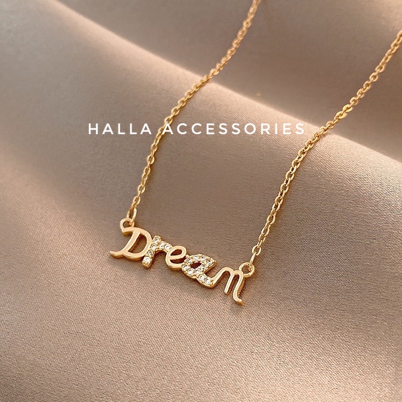 Dây chuyền Vòng cổ Choker TITAN màu Gold DREAM  HALLA DC125