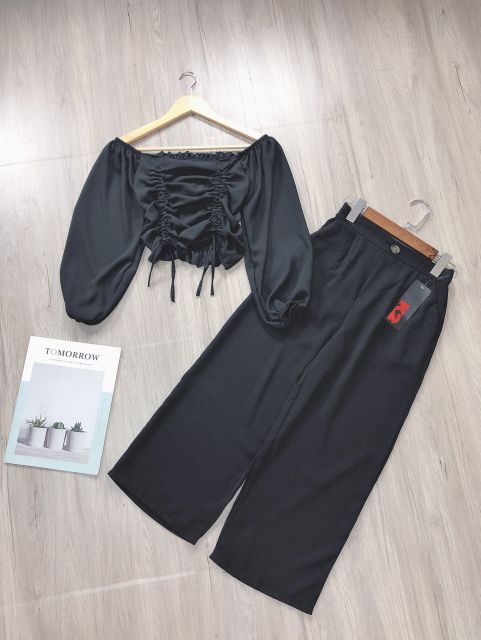 Quần ống rộng vải mát lên phôm cực sang chảnh | BigBuy360 - bigbuy360.vn