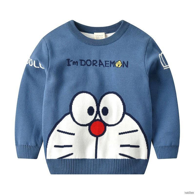 ruiaike  Kids Cardigan Sweater Spring/Autumn Boy Girl Cartoon Cat Knitted Pullover Sweatshirt Casual Clothes