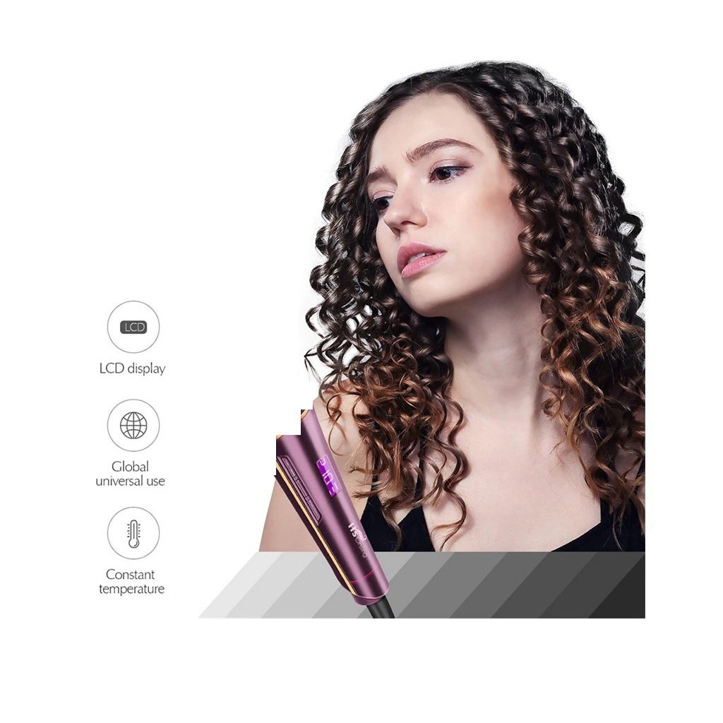 Máy uốn lọn xoăn giả May Young M606 Màu Vàng MÁY UỐN XOĂN GIẢ XOĂN XÙ MÌ TÔM