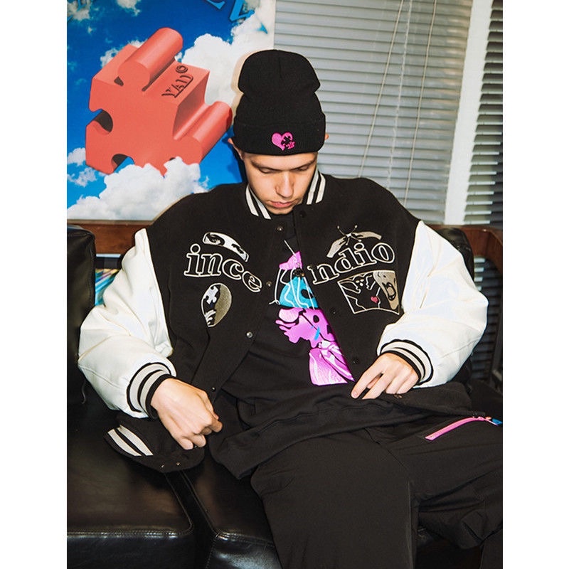 (SẴN XL) VARSITY JACKET VJ23 - ÁO KHOÁC TAY DA PU