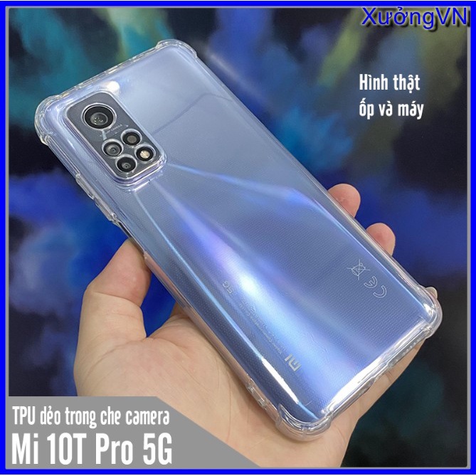 Ốp lưng silicon chống va đập trong suốt Xiaomi Mi 10T - Mi 10T Pro Ôm sát bảo vệ máy tối đa