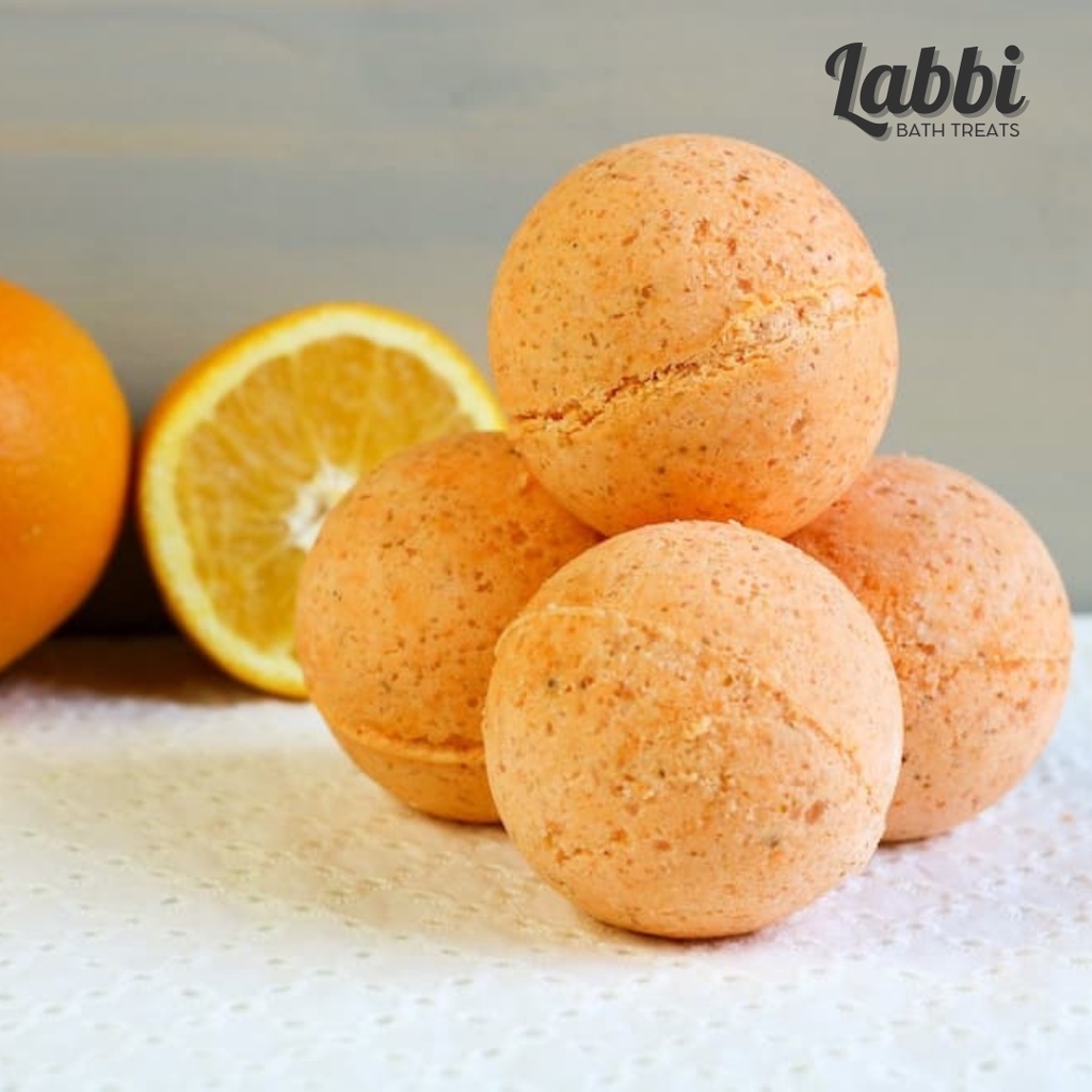 VITAMIN C [Labbi] Bath bomb / Viên sủi bồn tắm / Bom tắm