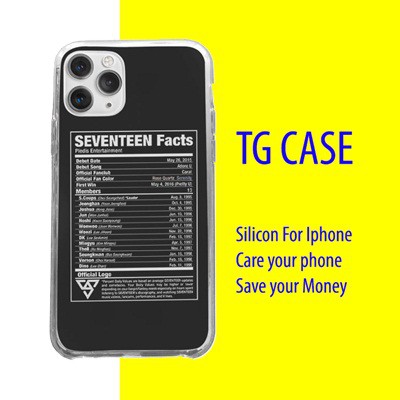 Vỏ ốp IP Seventeen facts TG CASE dẻo, chống sốc IPhone 5 6 7 8 Plus X Xmas 11 12 Pro Mini HQUPOD0226