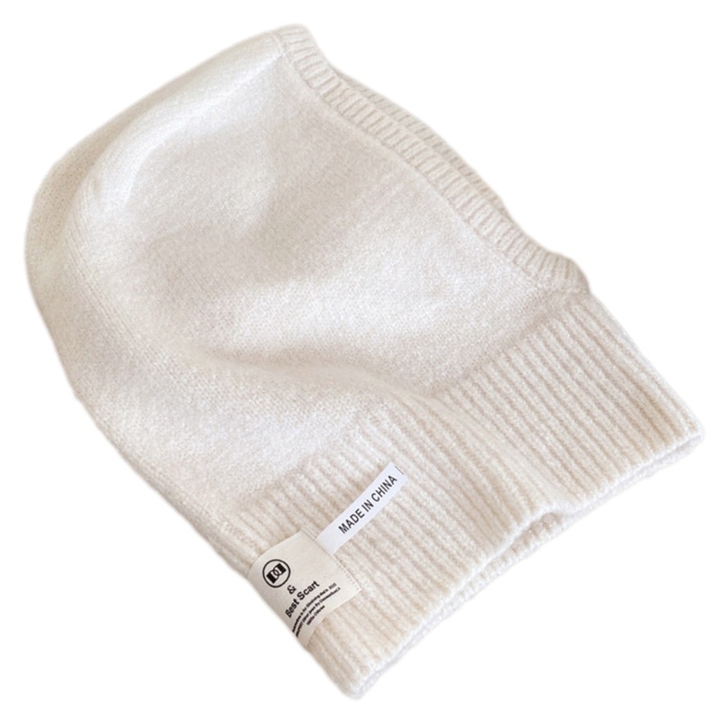 Mũ beanie Trùm Đầu Kiêm Khăn Choàng Cổ Giữ Ấm Tai Thời Trang
