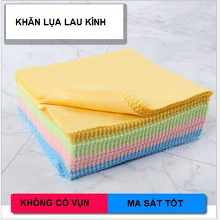 Khăn lụa loại tốt dày lau kính mắt