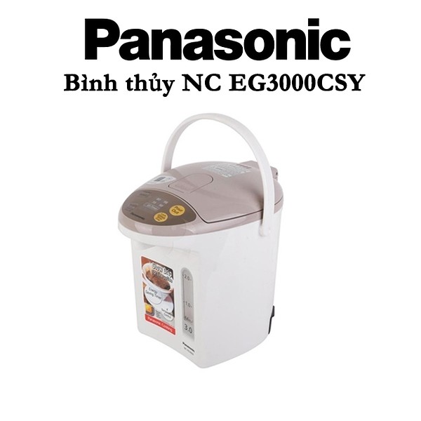 Bình Thủy Điện Panasonic NC-EG3000CSY - 3 Lít - Hàng chính hãng, bền đẹp, giá tốt, bảo hành chính hãng 12 tháng