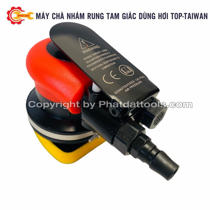 Máy chà nhám rung tam giác dùng hơi TOP-Mặt chà tam giác-Made in Taiwan-Bảo hành 6 tháng