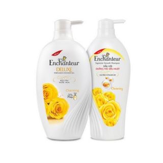 Combo Enchanteur Charming:Dầu Gội Dưỡng Tóc 650g+Sữa Tắm 650g