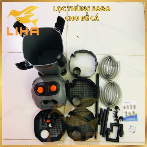 Lọc Thùng Sobo Kèm UV SF650 SF850 SF1000 SF1200 SF1500 SF1800 SF2200 - Lọc Thùng Cho Bể Cá, Bể Thủy Sinh