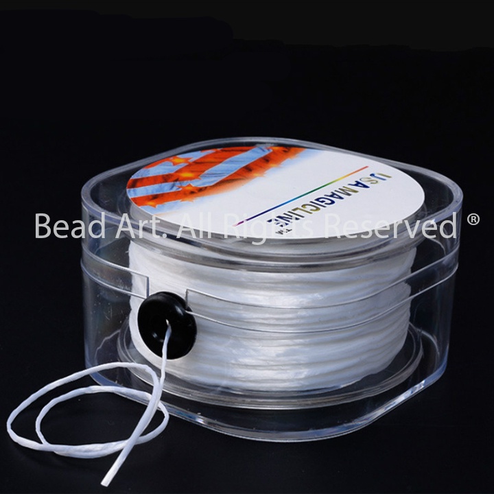 Dây Chun Tơ Gân Lụa Co Giãn USA Magicline Dùng Xỏ Vòng Tay, Chuỗi Hạt, Trang Sức 0.5MM, Dây Cước S30 - Bead Art