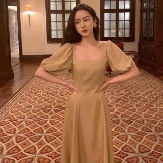 🌼🌼 ĐẦM MIDI CỔ VUÔNG 🌼🌼