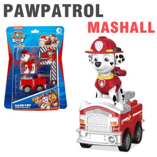 Xe ô tô pawpatrol nhân vật Mashall bằng nhựa mô hình xe ô tô bằng nhựa