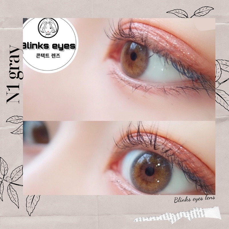 Noble gray ( 0 đến 8 độ ) - Hydrogel Silicone Lens note lại độ cận kính áp tròng