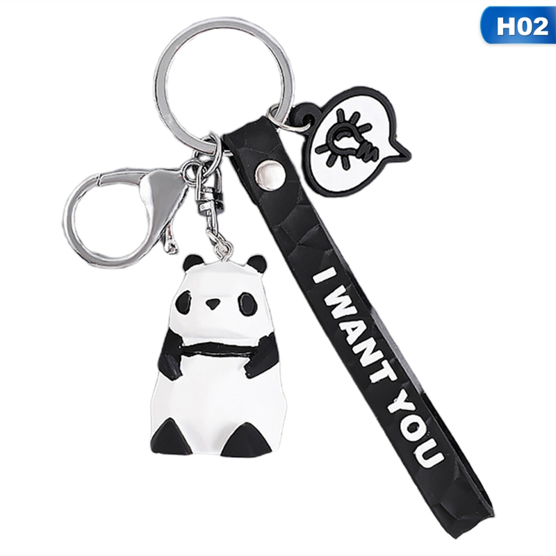 Tmdbyx Móc khóa hình khủng long/thỏ dễ thương tiện dụng