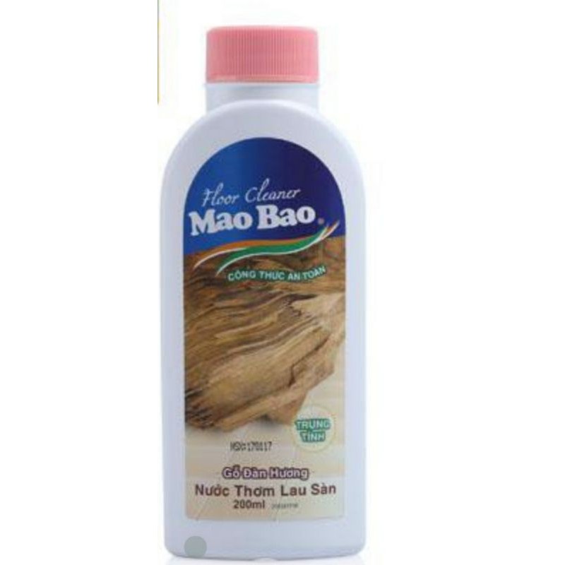 THANH LÝ NƯỚC LAU SÀN GỖ ĐÀN HƯƠNG MAO BAO 200ML