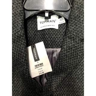 [SALE] Áo Khoác Dạ TOPMAN - Size S/US