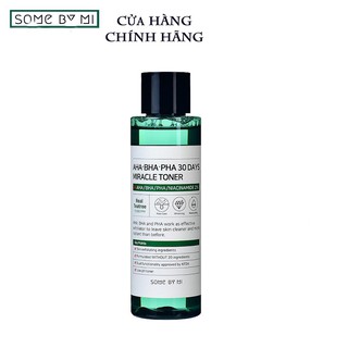 Toner dưỡng ẩm some by mi aha bha pha 30 days miracle toner