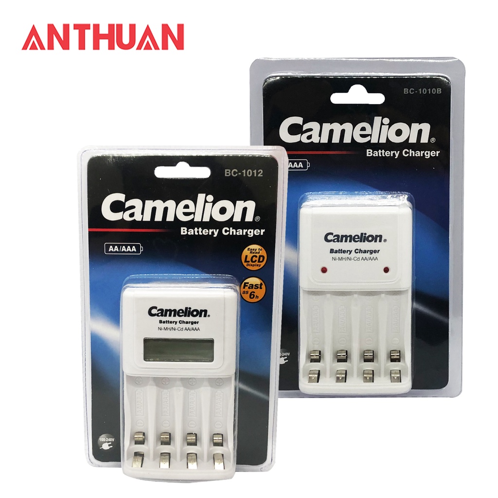 Bộ sạc Pin AA, AAA Camelion 1010-1012 Cao cấp dễ sử dụng