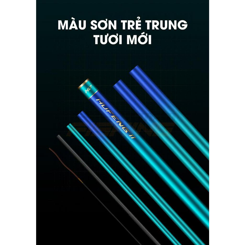 [Chính hãng] [Ảnh thật] Cần tay Handing Hồ Phong 3H Thu gọn 73CM phù hợp câu Rô Phi, Chép, Diếc, Tặng kèm lóng 1 và 2.