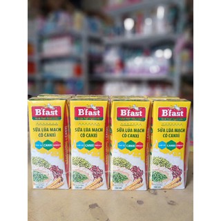 1 lốc Sữa hạt ngũ cốc B'fast lúa mạch canxi 180ml