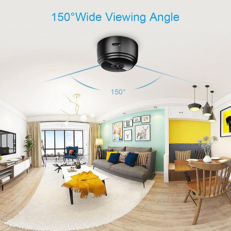 Camera giám sát kết nối internet A9 HD Wifi Không dây tích hợp hồng ngoại, quan sát từ xa