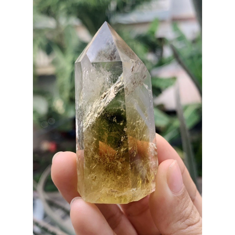 Trụ đá Citrine Quartz