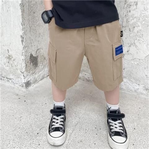 Quần Short Cotton Thời Trang Mùa Hè Phong Cách Hàn Quốc Cho Bé Trai