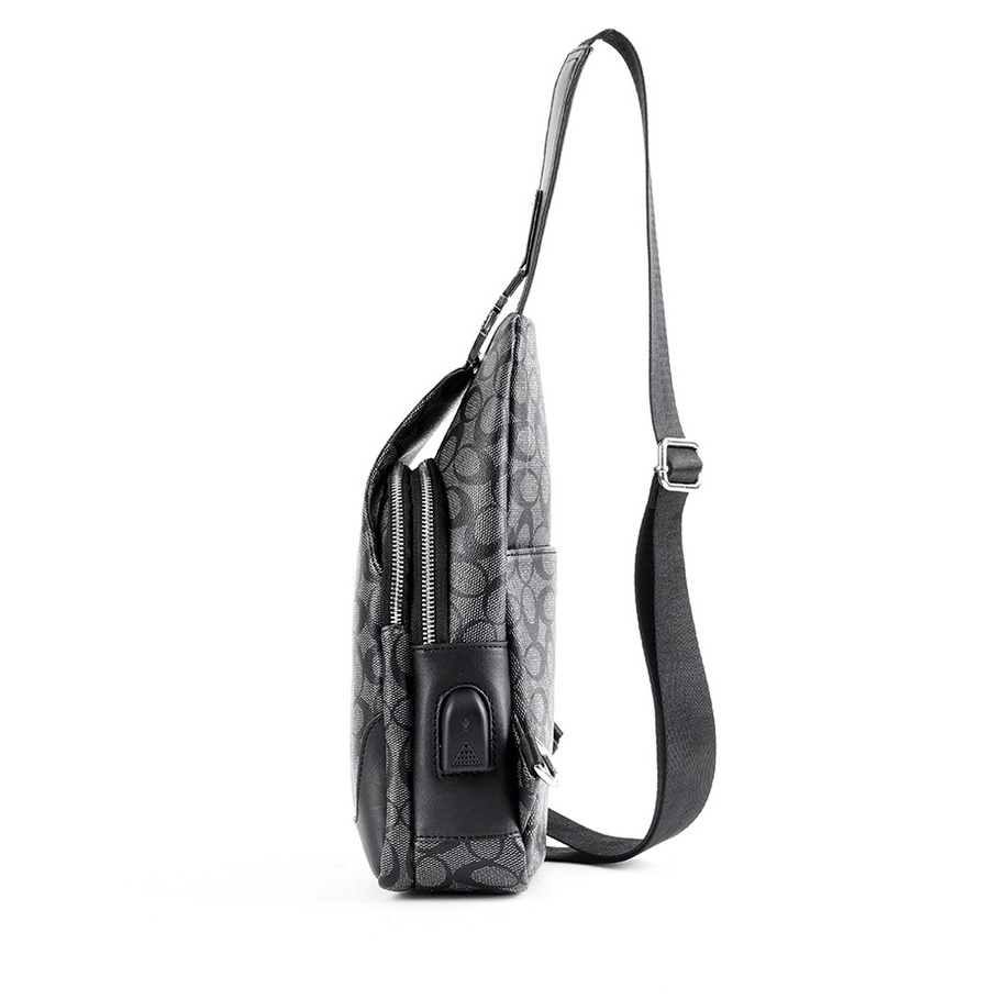 Túi đeo chéo lv nam nữ đẹp RIKY túi bao tử nam nữ phong cách thời trang đeo vai unisex