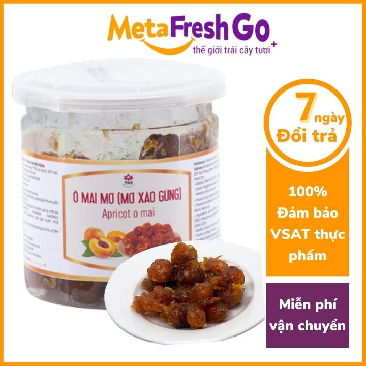 Ô Mai Mơ Xào Gừng Loại Đặc Biệt Chua Cay Ngọt Dịu, Ăn Vặt Đặc Sản Hà Nội - 200g | Meta Freshgo