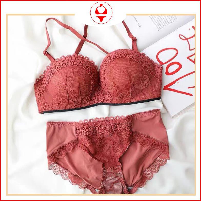 BỘ ĐỒ LÓT 🔥CÓ MÃ GIẢM GIÁ + FEESHIP 🔥set nội y quả ngang cao cấp ,đệm 3 siêu nâng ngực v345 | BigBuy360 - bigbuy360.vn