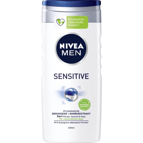 Sữa tắm nam Nivea men Sensitive cho da nhạy cảm