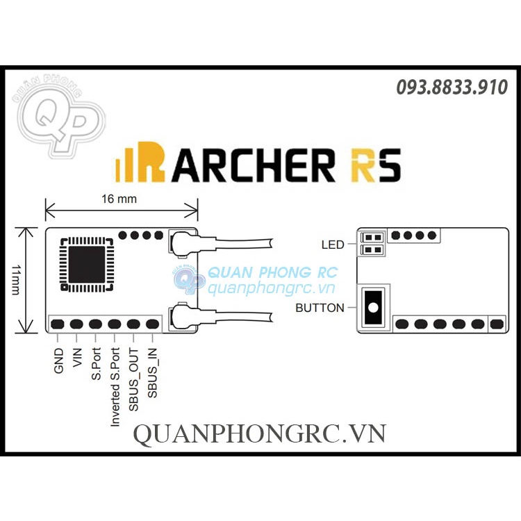 Bộ thu Frsky Archer RS Receiver