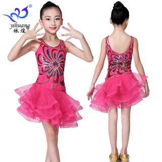 Đầm khiêu vũ dance bé gái