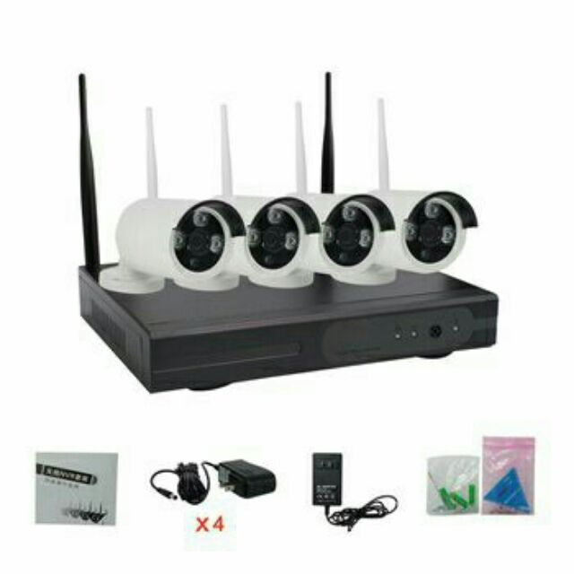 Bộ KIT Camera IP không dây HD NVR KIT 1.3