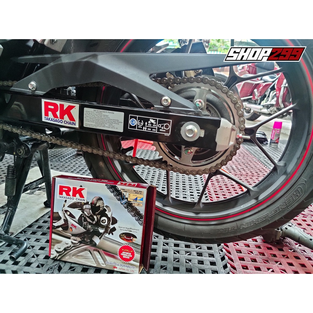 Bộ nhông sên dĩa RK cho Winner X / Winner 150 thương hiệu Nhật Bản