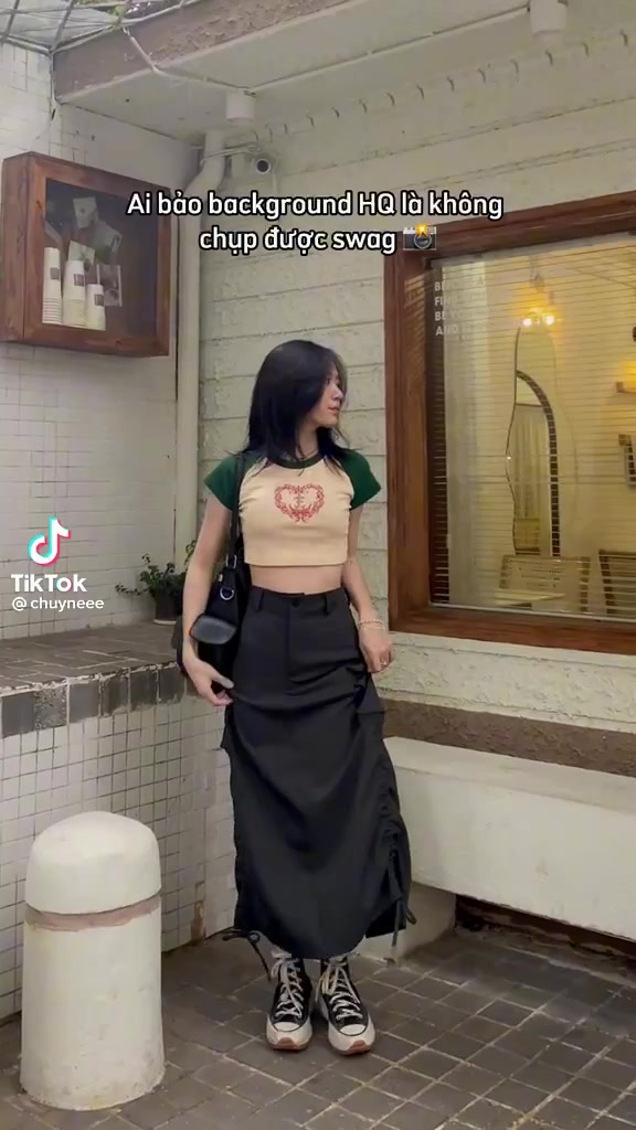 [Mã FATP17 giảm 50K đơn 200K] [Hình thật độc quyền THESIX.VN] Chân váy midi cargo dây rút 2 bên | BigBuy360 - bigbuy360.vn