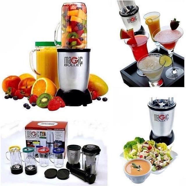 bộ máy say đa năng magic bullet /mogio 21 món chính hãng bảo hanh Cty thì món gì cũng làm tuốt hết nhá4 ly party có thể