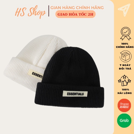 Mũ len beanie Essentials nam nữ nón len phong cách Hàn Quốc đẹp thời trang - ML12