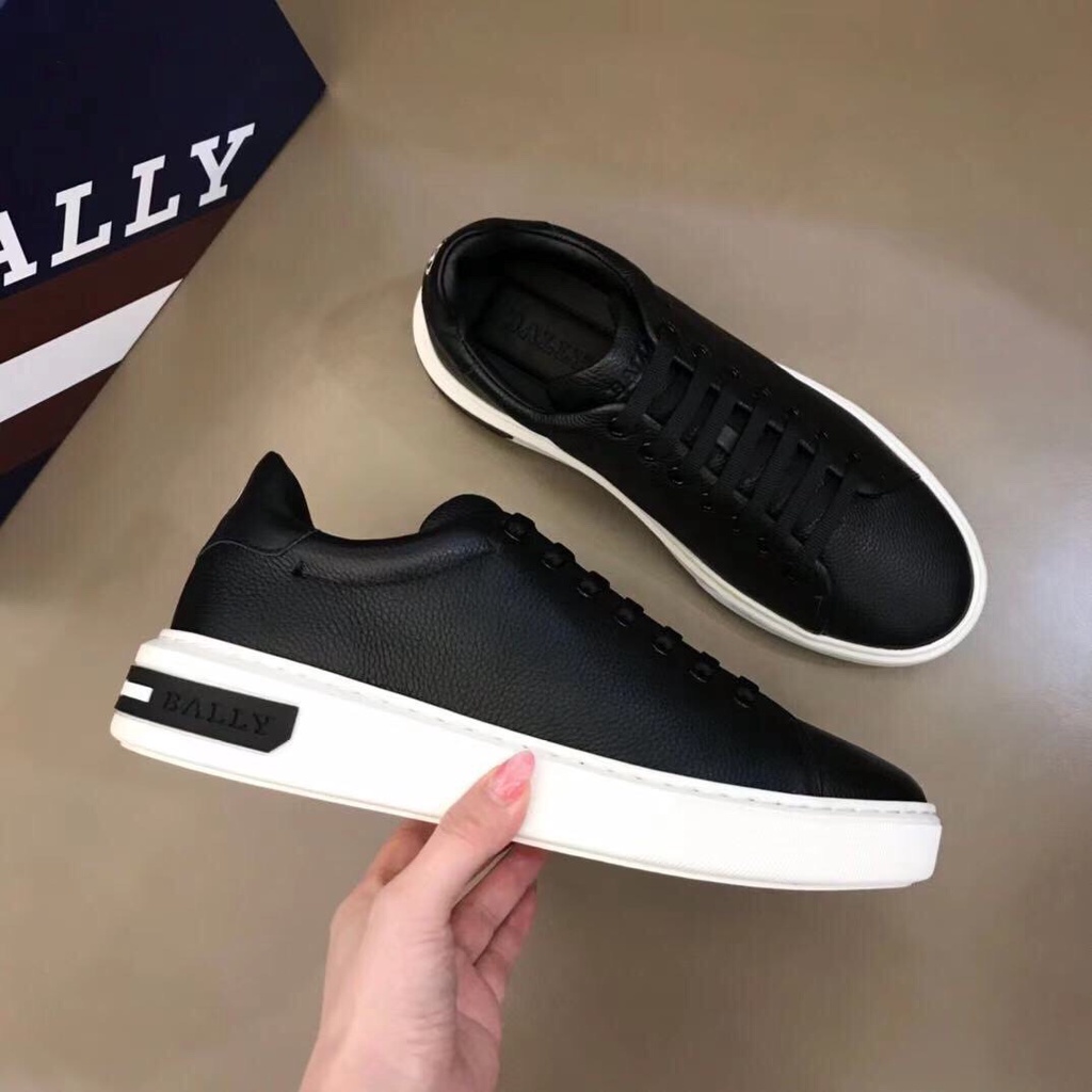 Giày sneakers nam da thật BALLY thiết kế theo phong cách tối giản mang đến sự năng động và độc đáo