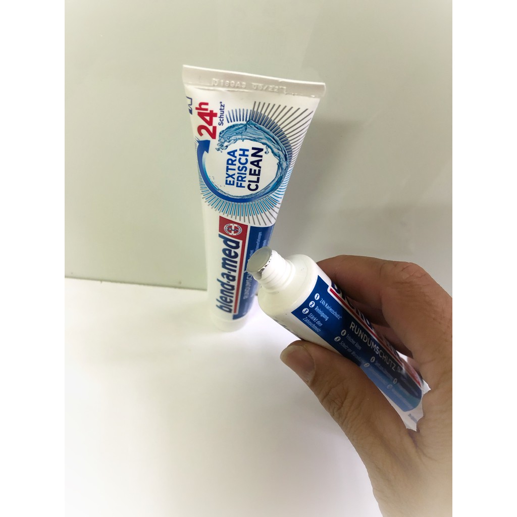 Kem đánh răng siêu sạch BLEND-a-MED EXTRA FRISCH CLEAN 24h NỘI ĐỊA ĐỨC