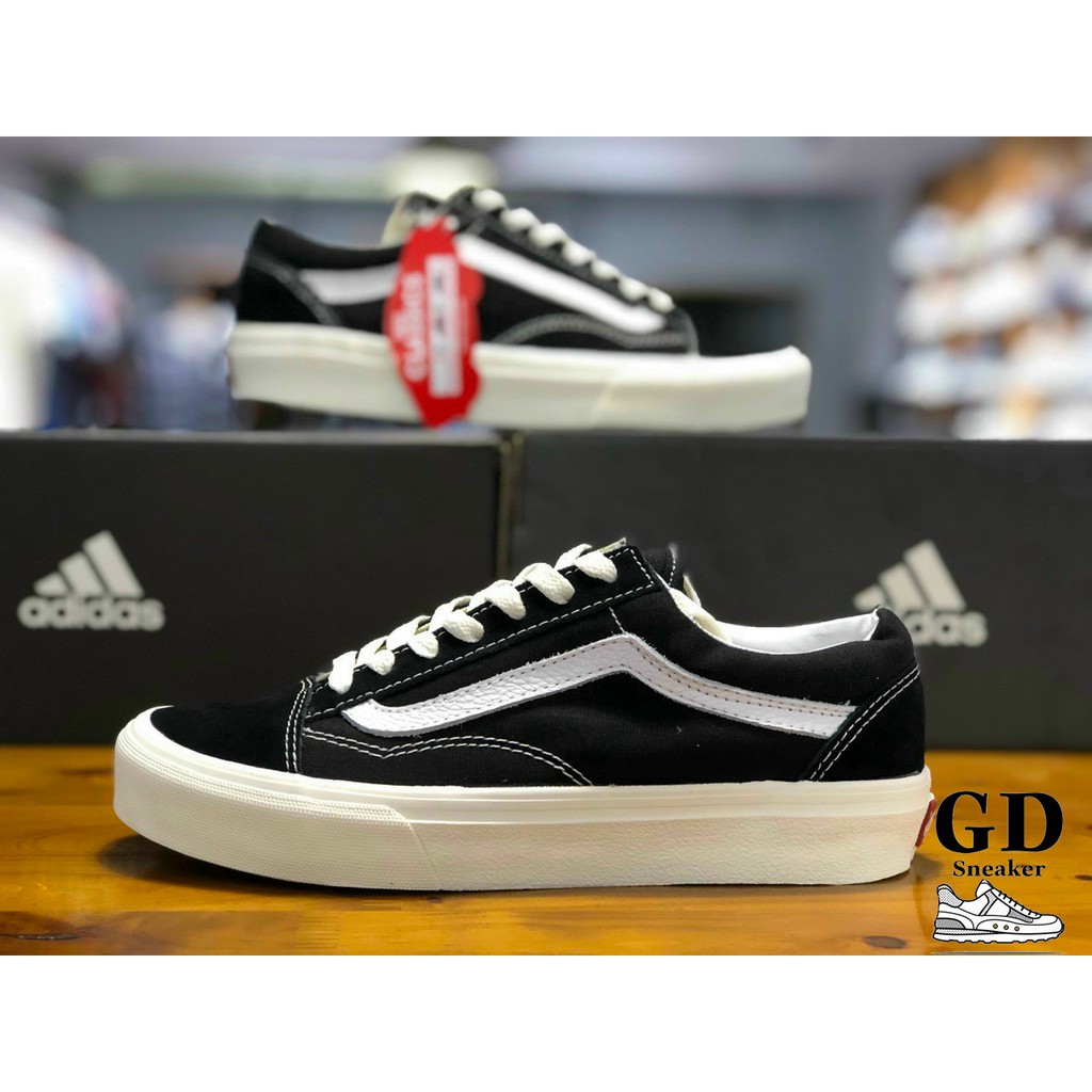 Giày vans vault old skool, giày van đen thấp cổ 11 bản Trung [full bill box ]