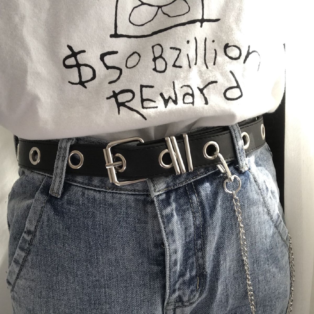 Thắt Lưng Dây Xích Bản To Phong Cách Hip Hop