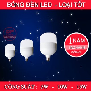 Bóng đèn led LH 5w - 10w - 15w siêu sáng - tiết kiệm điện - loại tốt – bảo hành 1 năm đổi mới